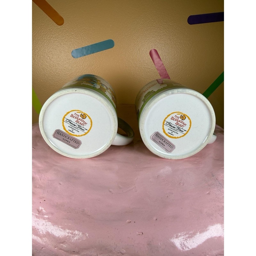 The Berenstain Bears Coffee Milk Cup Mugs Vintage 1987 Princess House Berenstain - Picture 9 of 10